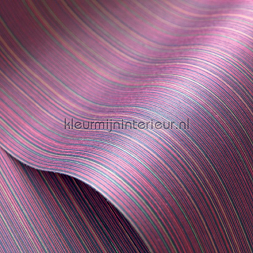 Ragfijne strepen op textiel kleurmix behang 077482 Cassata Rasch