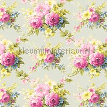 Romantic floral bouquet wallcovering AS Creation Collected 345083
