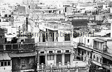 Delhi - black & white fotobehang Dutch Wallcoverings City Love CL59B