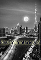 Dubai - black & white photomural CL60B City Love Dutch wallcoverings