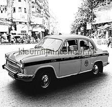 Delhi - black & white fotobehang Dutch Wallcoverings Steden Gebouwen 