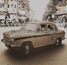 Delhi - vintage brown fotobehang Dutch Wallcoverings City Love CL61C
