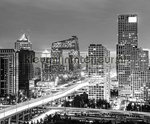 Beijing - black & white fotobehang Dutch Wallcoverings City Love CL81B