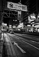 Tokyo - black & white fotobehang Dutch Wallcoverings City Love CL85B