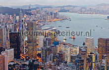 Hong Kong - normal fotobehang Dutch Wallcoverings City Love CL91A
