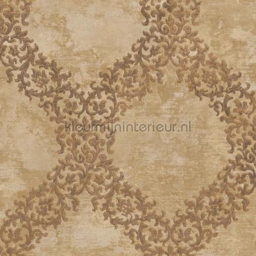 Zware vinyl geruit ornament papel de parede 9847 ClassicV Noordwand