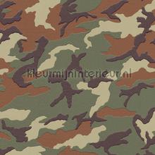 behang Camouflage - Leger