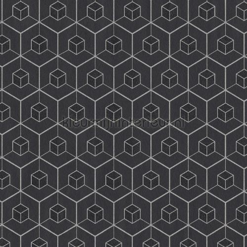 Edward van Vliet Hexagon cubic mix tapet 219561 Dimensions BN Wallcoverings