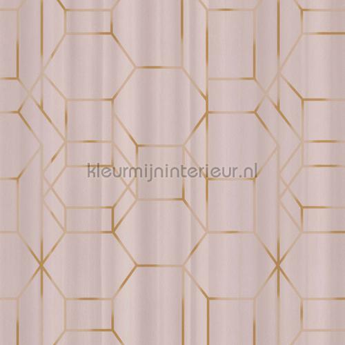 Edward van Vliet faded lines and hexagons tapet 219601 Dimensions BN Wallcoverings