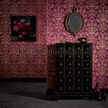 kyasha cranberry pink tapeten 293003 barock Arthouse