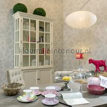 Grote bloem zacht grijs wallcovering 305191 Elegance 3 AS Creation