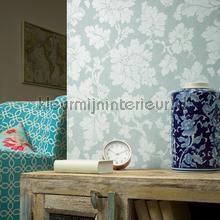 Grote bloem zacht mint papier peint AS Creation Elegance 3 305193