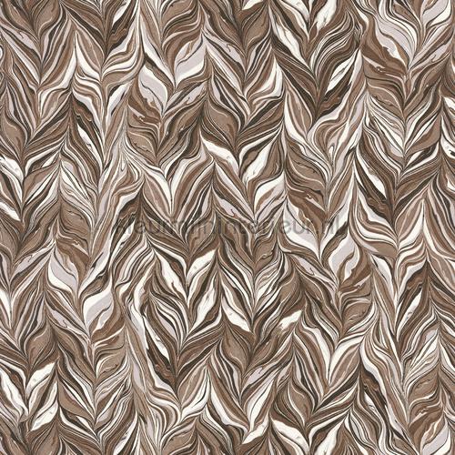 Miller brun chocolat papier peint 73890204 Ellington Casamance