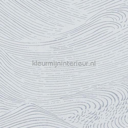 Lijngetekende golven papel pintado 386534 Moderno - Abstracto Eijffinger