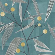 Entity Teal-Linden papier peint 111691 Harlequin