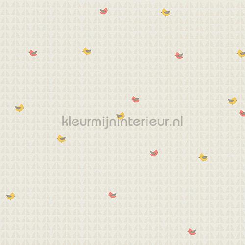 Vogels op abstracte achtergrond wallcovering 302972 Esprit Kids 4 AS Creation