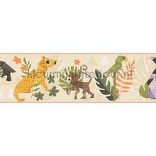 Esprit jungledieren rand beige papier peint AS Creation Tout-images