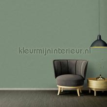 Uni met fijne textielstructuur Vaal zeegroen wallcovering 371787 Ethnic Origin AS Creation