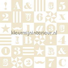 Cijfers en letters behang Esta for Kids Baby Peuter 