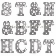 Het pad publiek Percentage Houten licht letters zwart wit 142-138-849 papel de parede Fab Esta Home