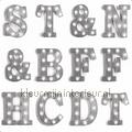 Houten licht letters zwart wit tapet 142-138-849 Fab Esta home