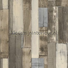 Plankjes behang Rasch behang 
