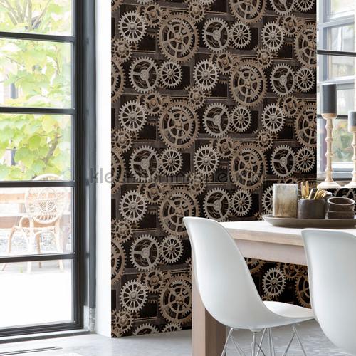 Tandwielen papel de parede 940114 sale wallcovering Rasch