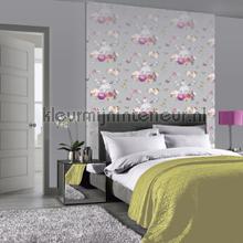 anastasia silver wallcovering 692303 girls Arthouse