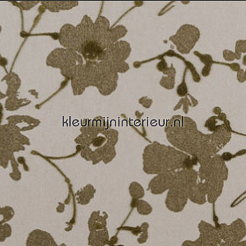 Metal Velvet Flower and Lin Galet wallcovering 18008 Flamant Suite III Arte