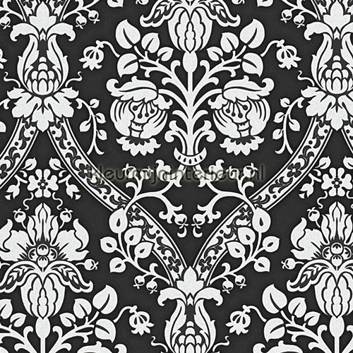 Sparkle barok zwart-wit 95689-5 behang Collected AS Creation ... Sparkle barok zwart-wit 95689-5 behang Collected AS Creation ...