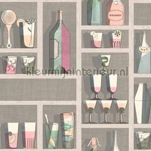 Cocktails wallcovering Cole and Son Vintage- Old wallpaper 