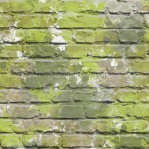 Camouglage bakstenen behang l335-04 aanbieding behang Dutch Wallcoverings