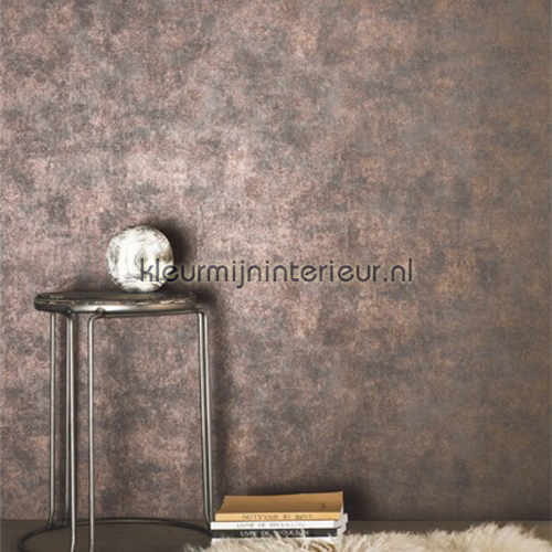 Koper tin effect GEO 2690 15 01 behang Geode Casadeco