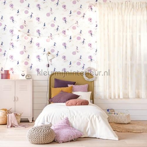 lucy in the sky wallcovering gpr100845426 girls Caselio