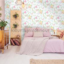 botanical butterfly Multi White behang 90261 romantisch modern Dutch First Class