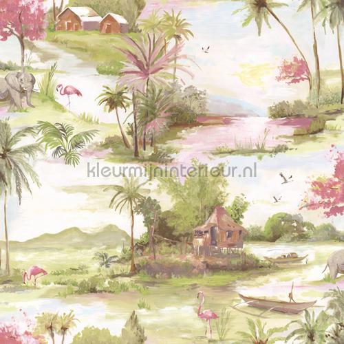 horizon Pink Multi tapeten 90311 Glasshouse Dutch First Class