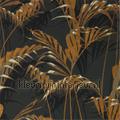 palm house Charcoal Gold tapet 216641 Cottage Stilarter