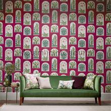 Terrariums Rhodera Multi wallcovering Sanderson Vintage- Old wallpaper 