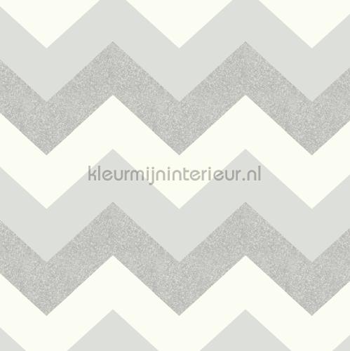 Glitterati Chevron - Platinum papel pintado 892302 Arthouse