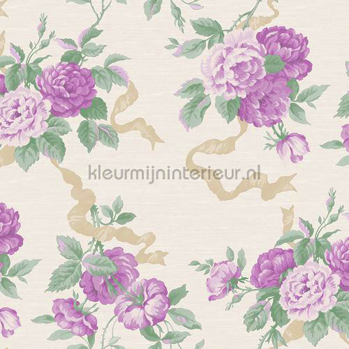 luxe rozenlinten papier peint jc1006-5 romantique Dutch First Class