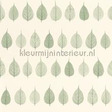 Blaadjes groen tapet Esta home Vintage Gamle 