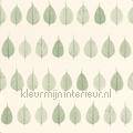 Blaadjes groen behang 143-128-847 Trendy - Hip Stijlen