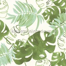 Grote bladeren natuurgroen tapet Esta home Vintage Gamle 