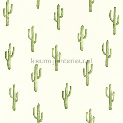 Kleine cactussen groen tapet 143-138-899 Greenhouse Esta home