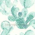 Cactussen licht turquoise papier peint 143-138-901 Greenhouse Esta home