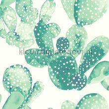 Cactussen zeegroen behang Esta home Trendy Hip 