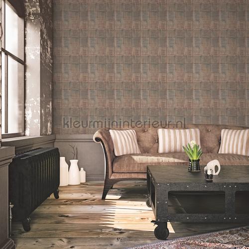 Relief tiles wallcovering g45330 industrial Noordwand
