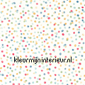 Lots Of Dots multicolor tapet Scion uni farver 