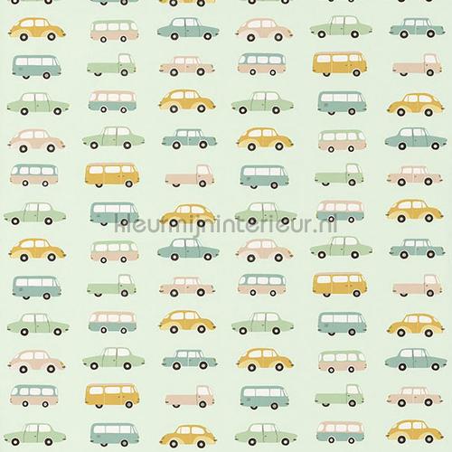 All over vintage cars behang HPDM82767315 Baby - Peuter Casadeco