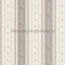 Strepen met lelie papier peint AS Creation Hermitage 10 335425